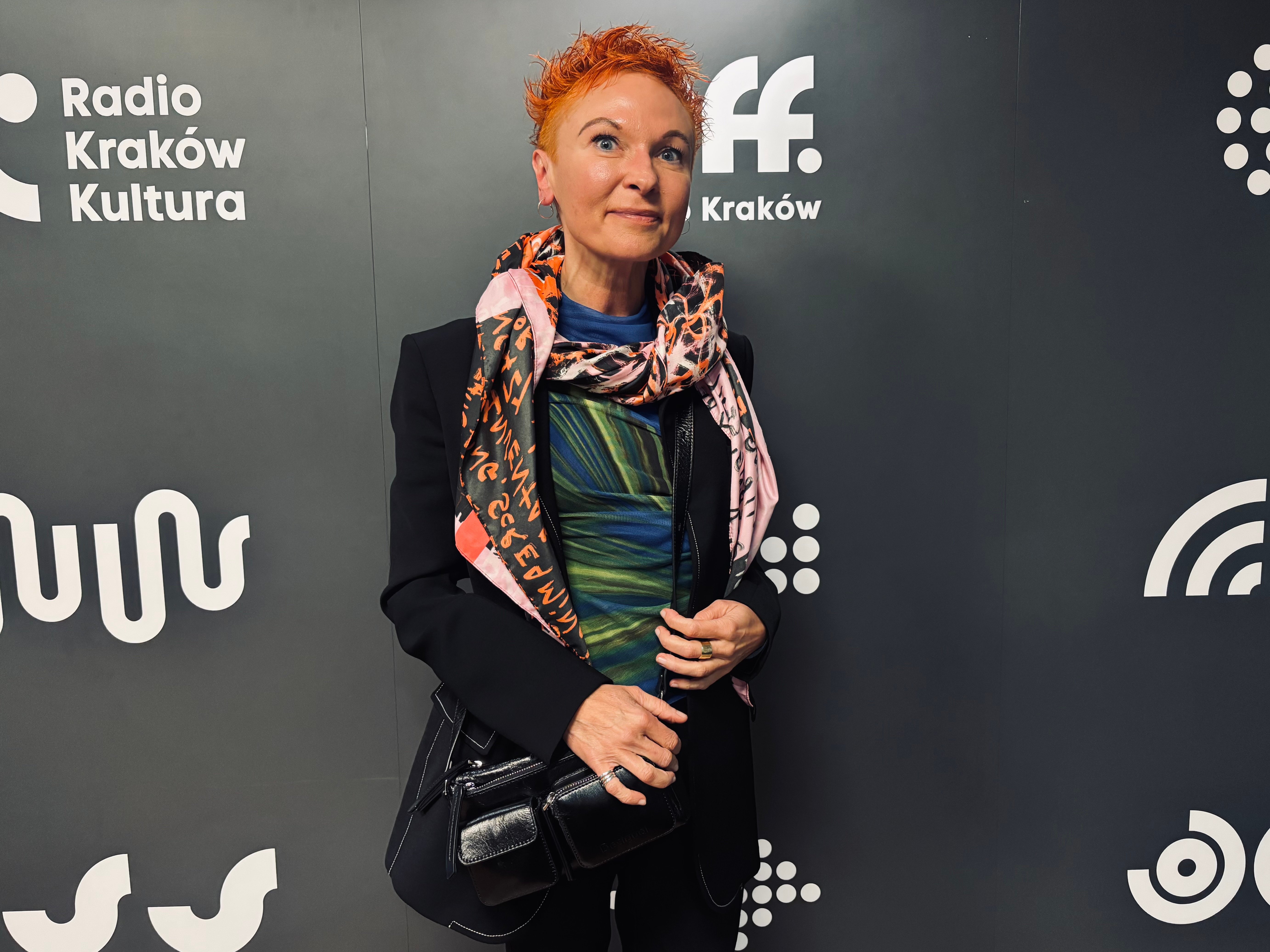 Dr Karolina Pilecka w Radiu Kraków, fot. Agata Ciechanowska