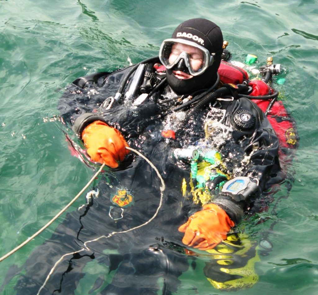 W wodach jeziora Bajkał