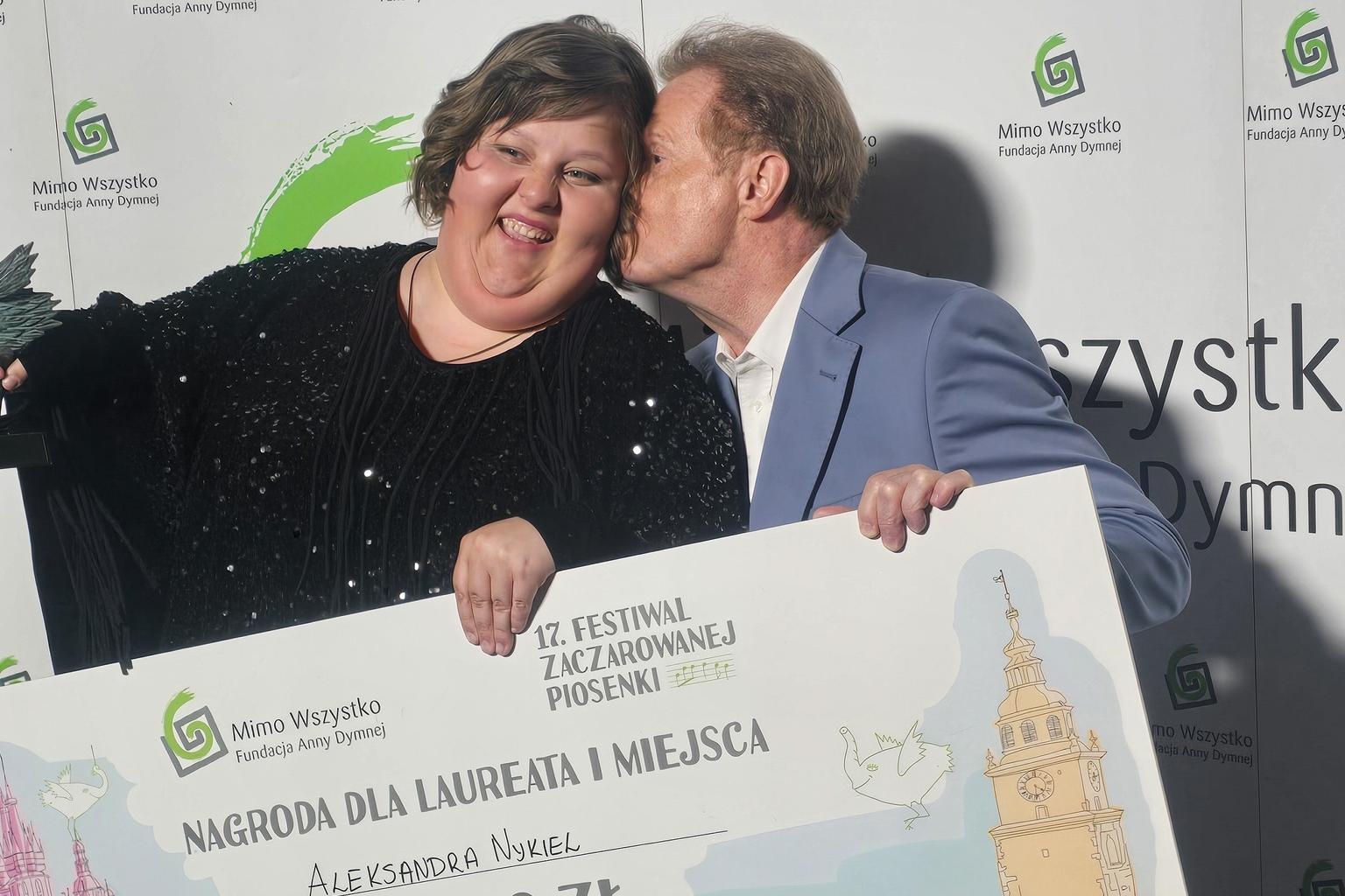 Aleksandra Nykiel i Michał Bajor. Dzięki uprzejmości gościa i Foto dzięki Fundacji Anny Dymnej