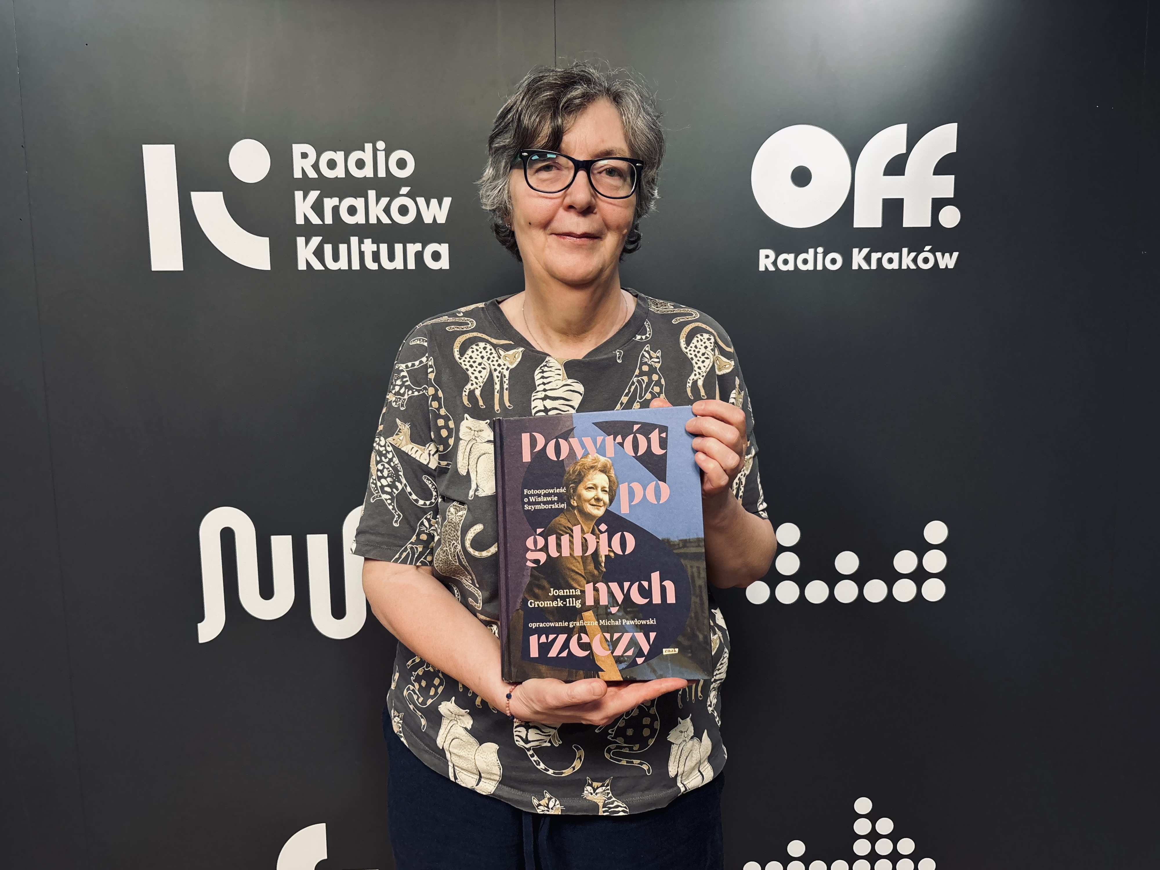 Joanna Gromek-Illg w Radiu Kraków, fot. Agata Ciechanowska