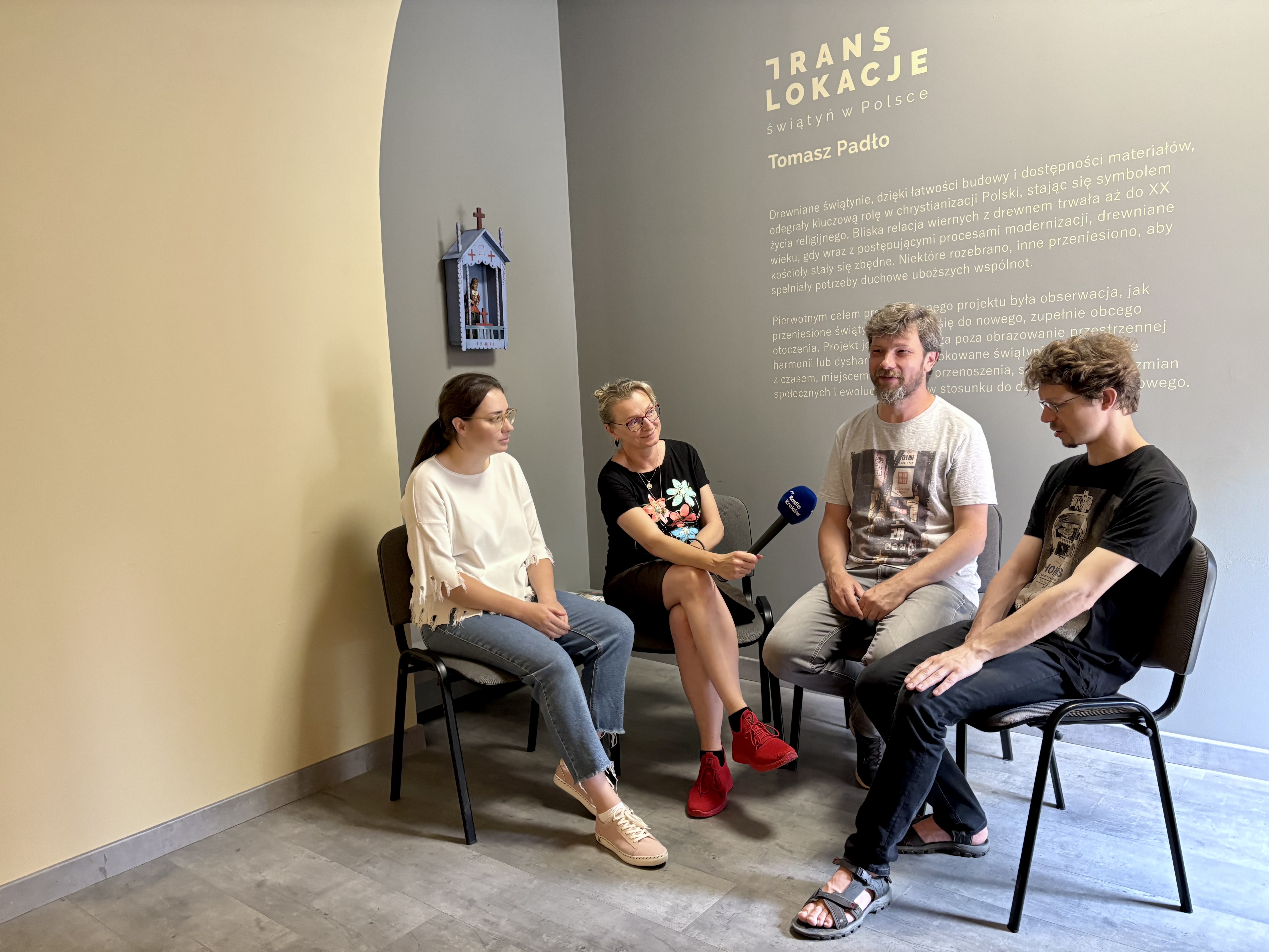 Od lewej: Magdalena Zbylut-Wiśniewska, Agnieszka Barańska, Tomasz Padło, Andrzej Żygadło. Fot. Maria Suska