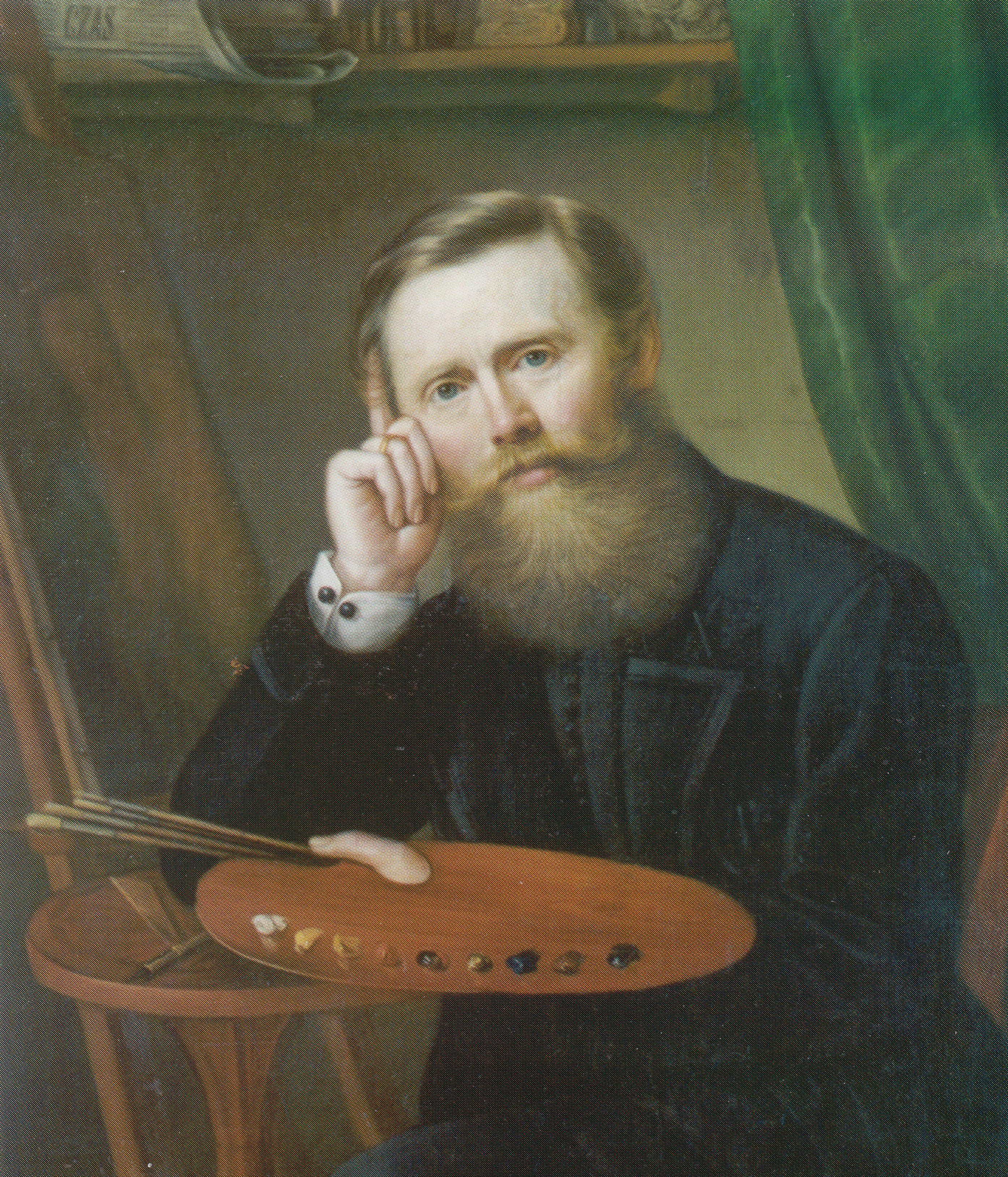 F.Hanusz Autoportret z 1862 r. (fot. Wikipedia)