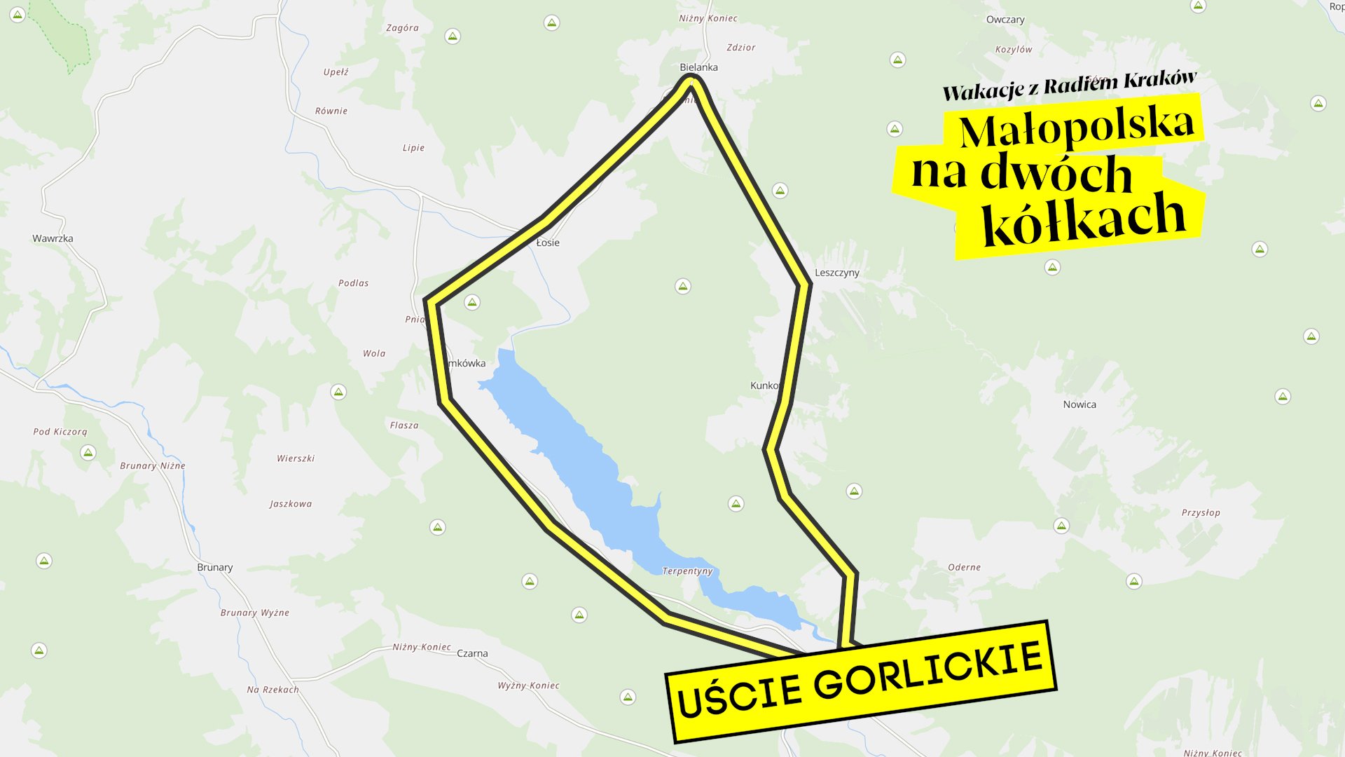Uście Gorlice pętla rowerowa