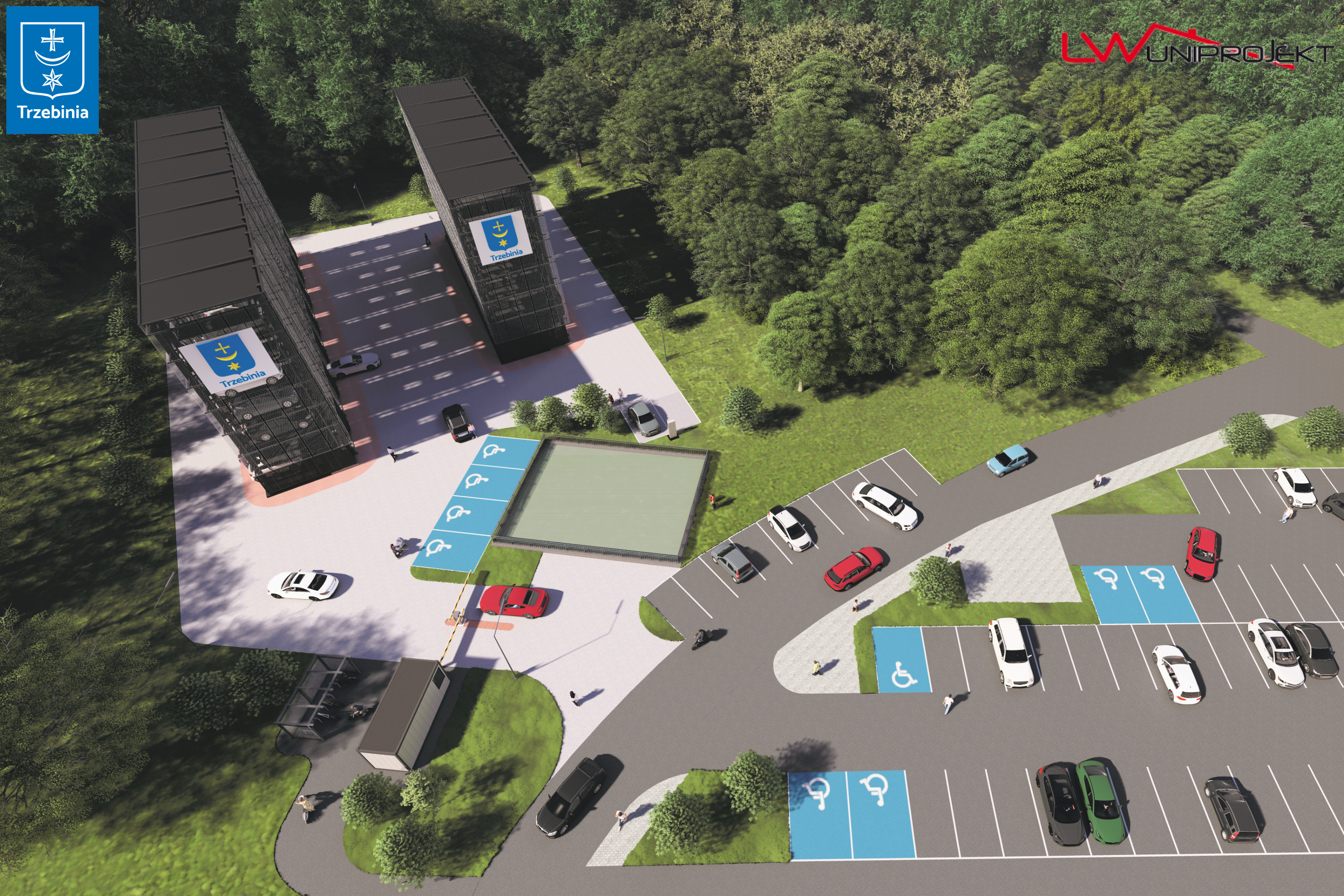 Tak będzie wygądać centrum przesiadkowe w Trzebini.