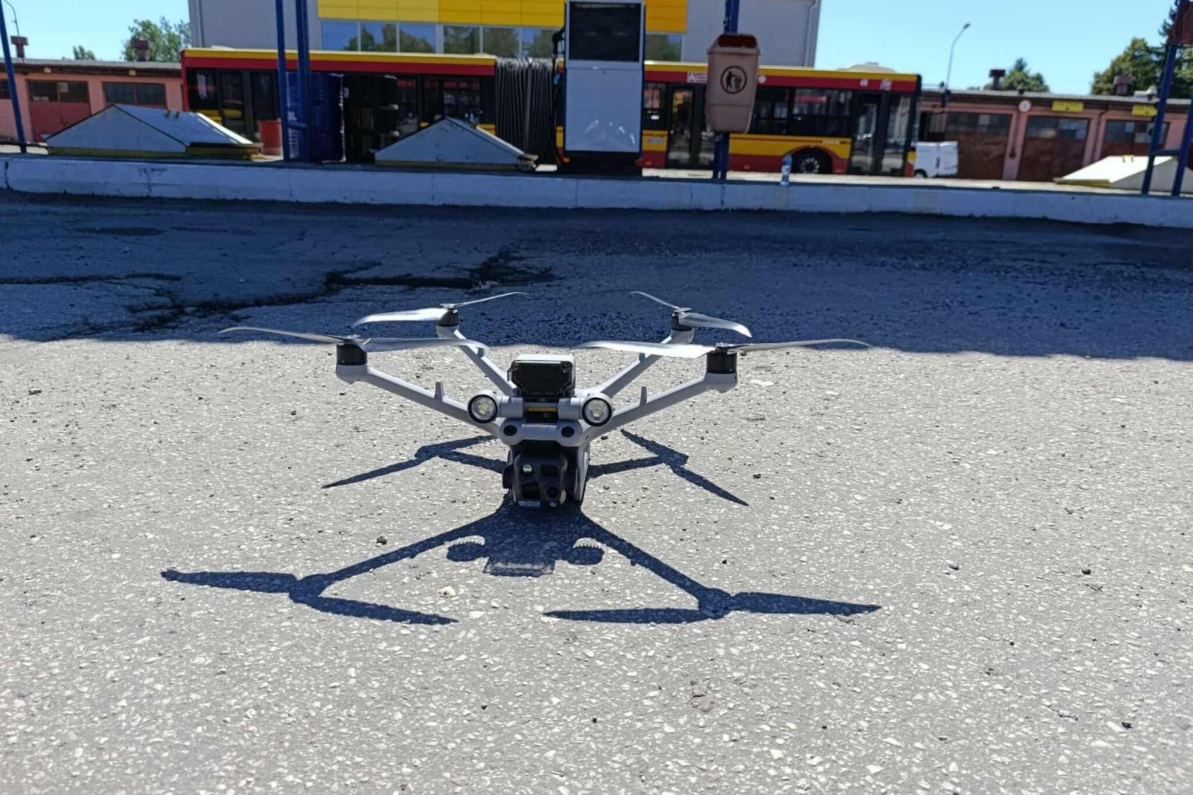 Inspekcja Transportu Drogowego w Oświęcimiu kontroluje ruch także z powietrza