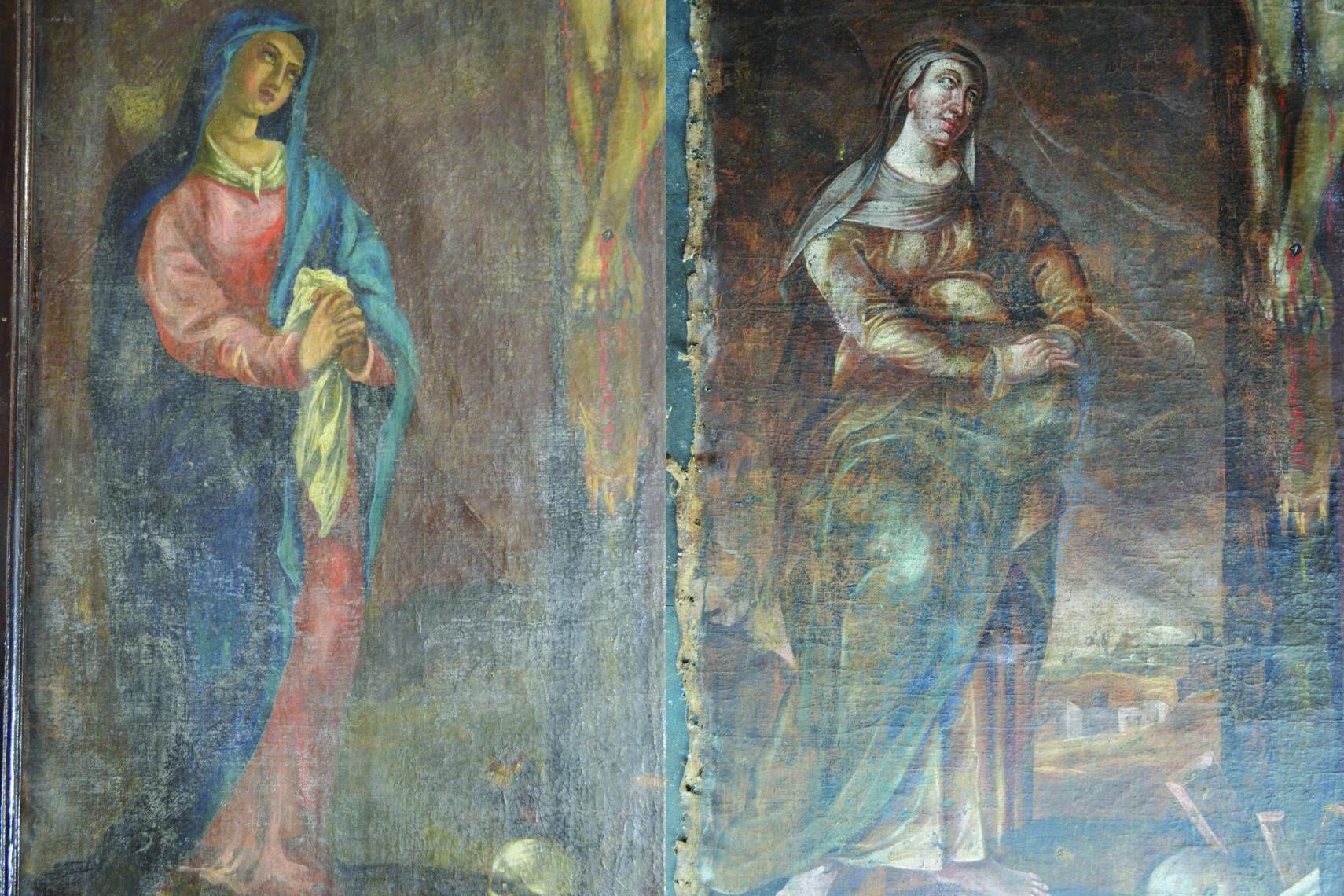 Sensacyjne odkrycie w powiecie tarnowskim. "Podwójny" obraz w jednym z kościołów. ZDJĘCIA