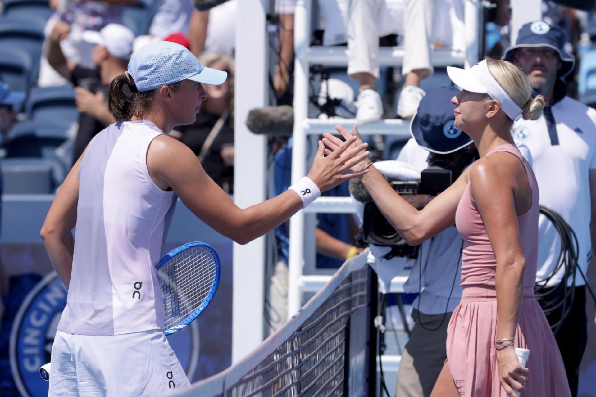 Iga Świątek melduje się w trzeciej rundzie turnieju WTA w Cincinnati. Polka wygrała z Anastazją Potapową