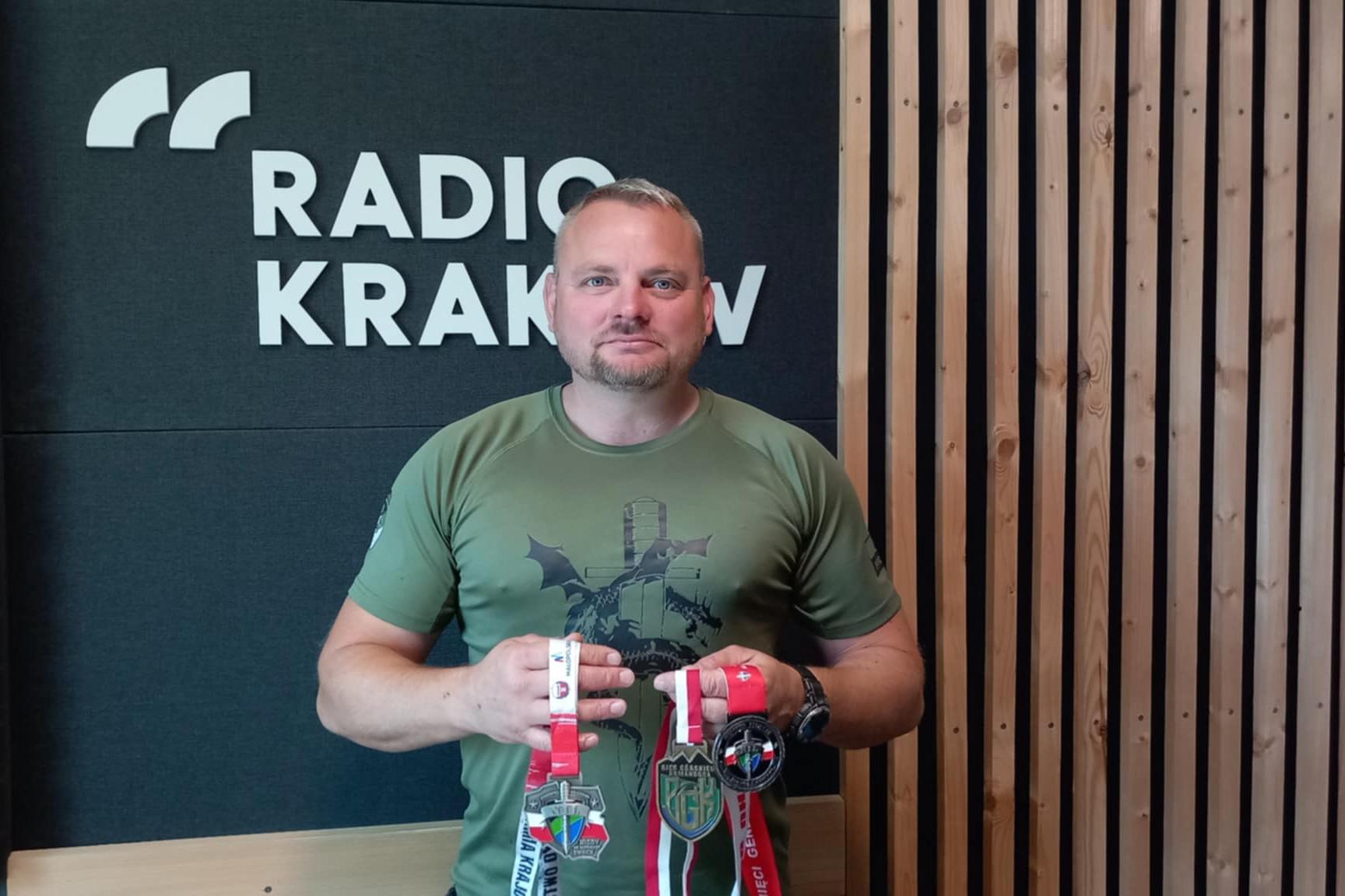 Organizator Marszu Śladami Gen. Nila Robert Kornik Kora, fot. Radio Kraków