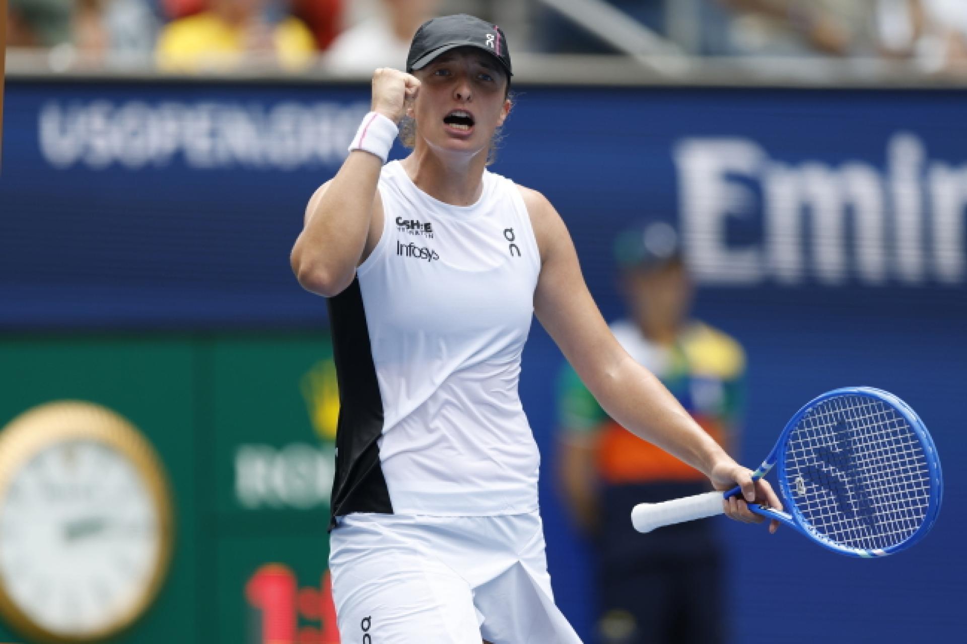 US Open: Iga Świątek z pewnym i szybkim awansem do ćwierćfinału