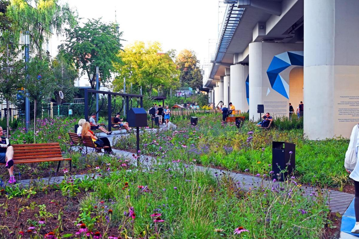 Pierwszy w Krakowie park w tak nietypowej lokalizacji po otwarciu