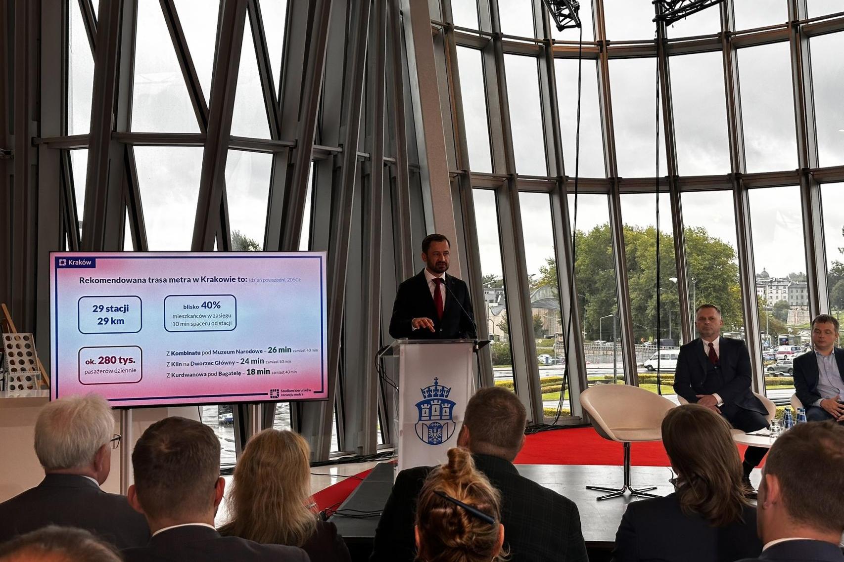 Metro w Krakowie: dwie linie o łącznej długości 29 kilometrów