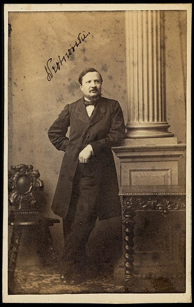 A.Wrotnowski ok. 1863 r. (fot. Karol Beyer/Wikipedia)