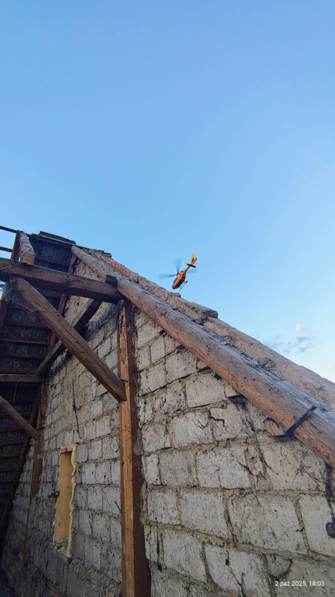 Wypadek w Jadownikach. Fot. PSP Brzesko