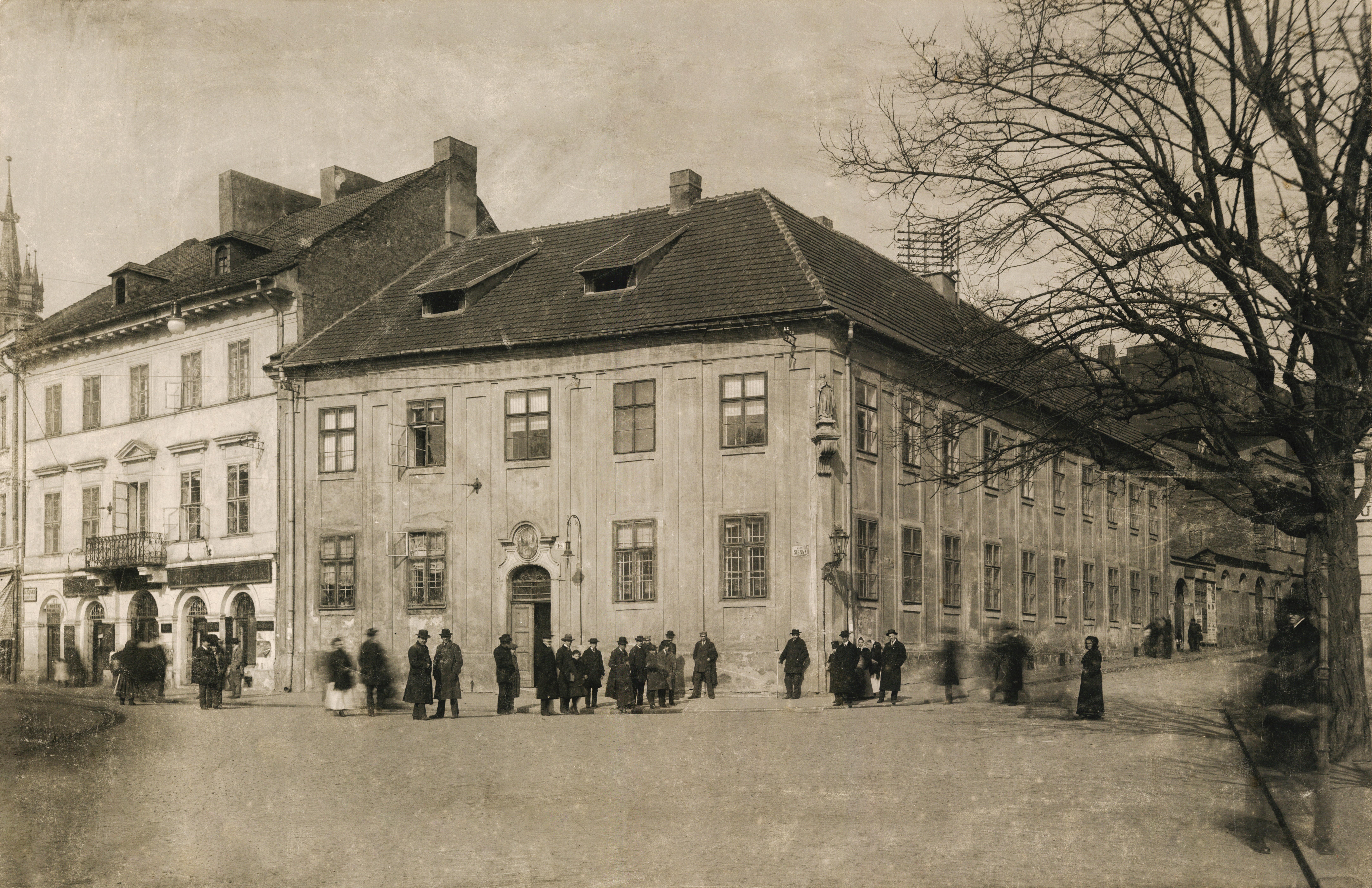 Siedziba Archiwum Aktów Dawnych Miasta Krakowa przy ul. Siennej 16,  fot. nieznany, ok. 1910, Archiwum Narodowe w Krakowie, Zbiór fotograficzny, sygn. 29/670/11079