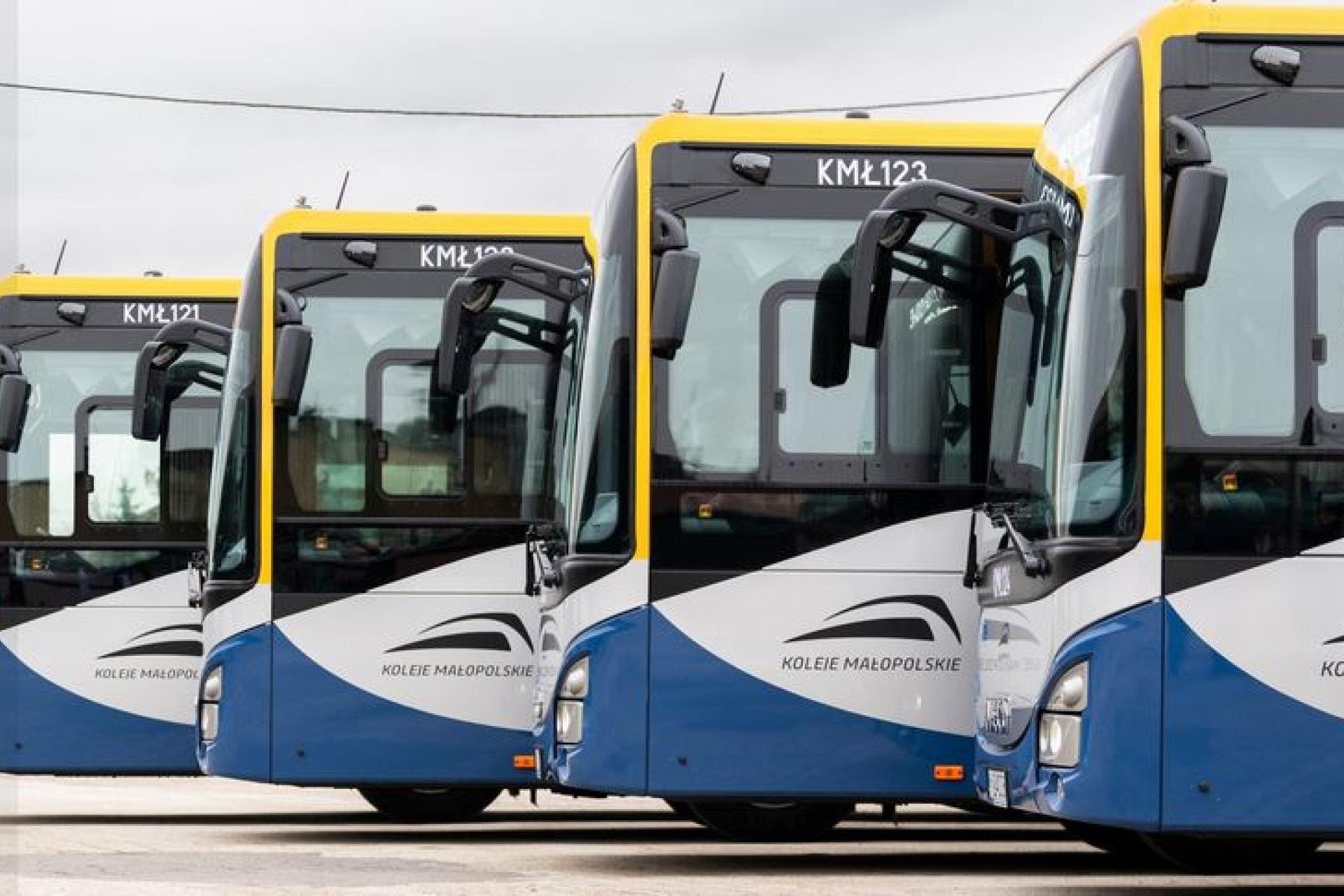 Flota Kolei Małopolskich zwiększy się o 20 nowoczesnych autobusów