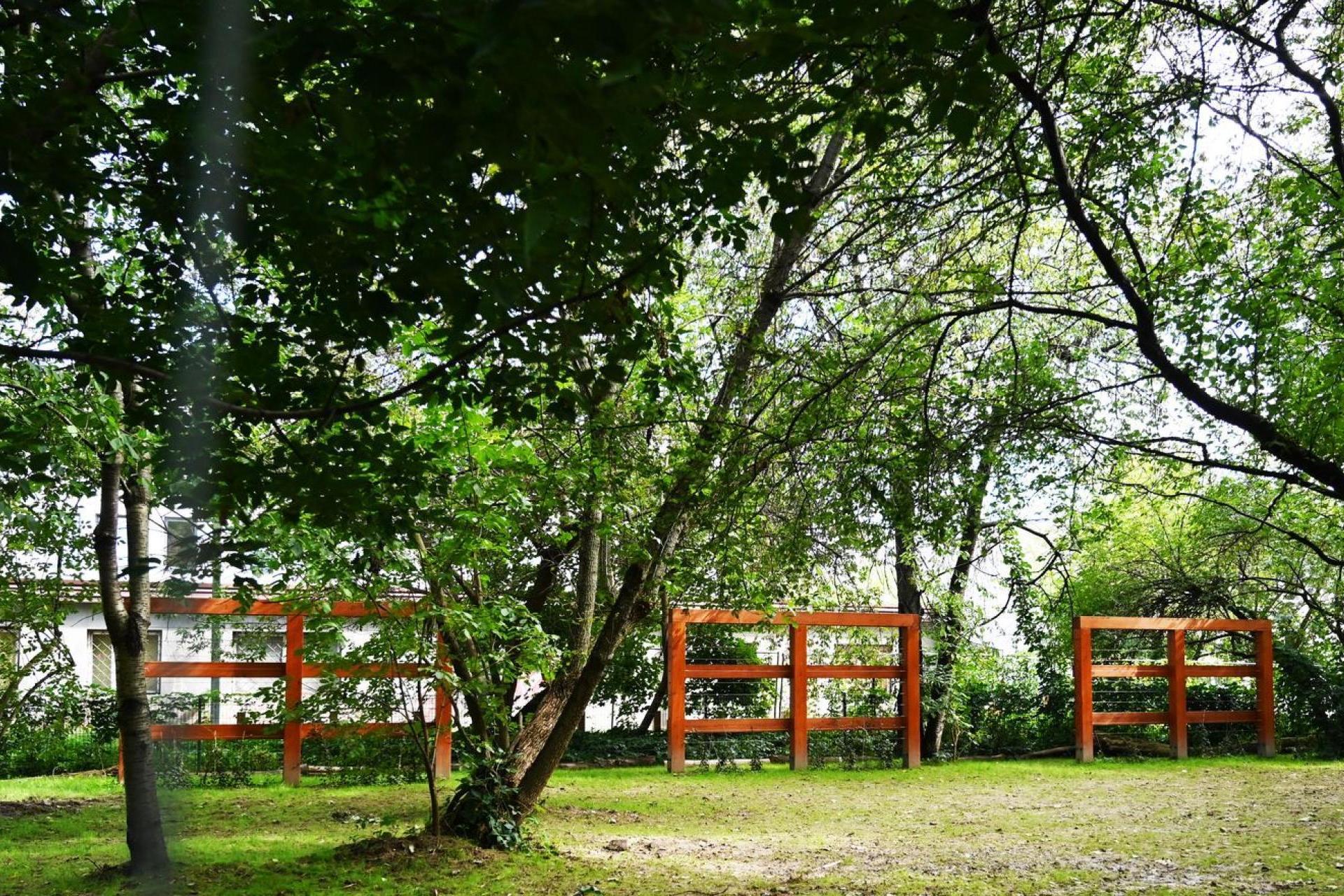 Park Łokietka tuż przed otwarciem