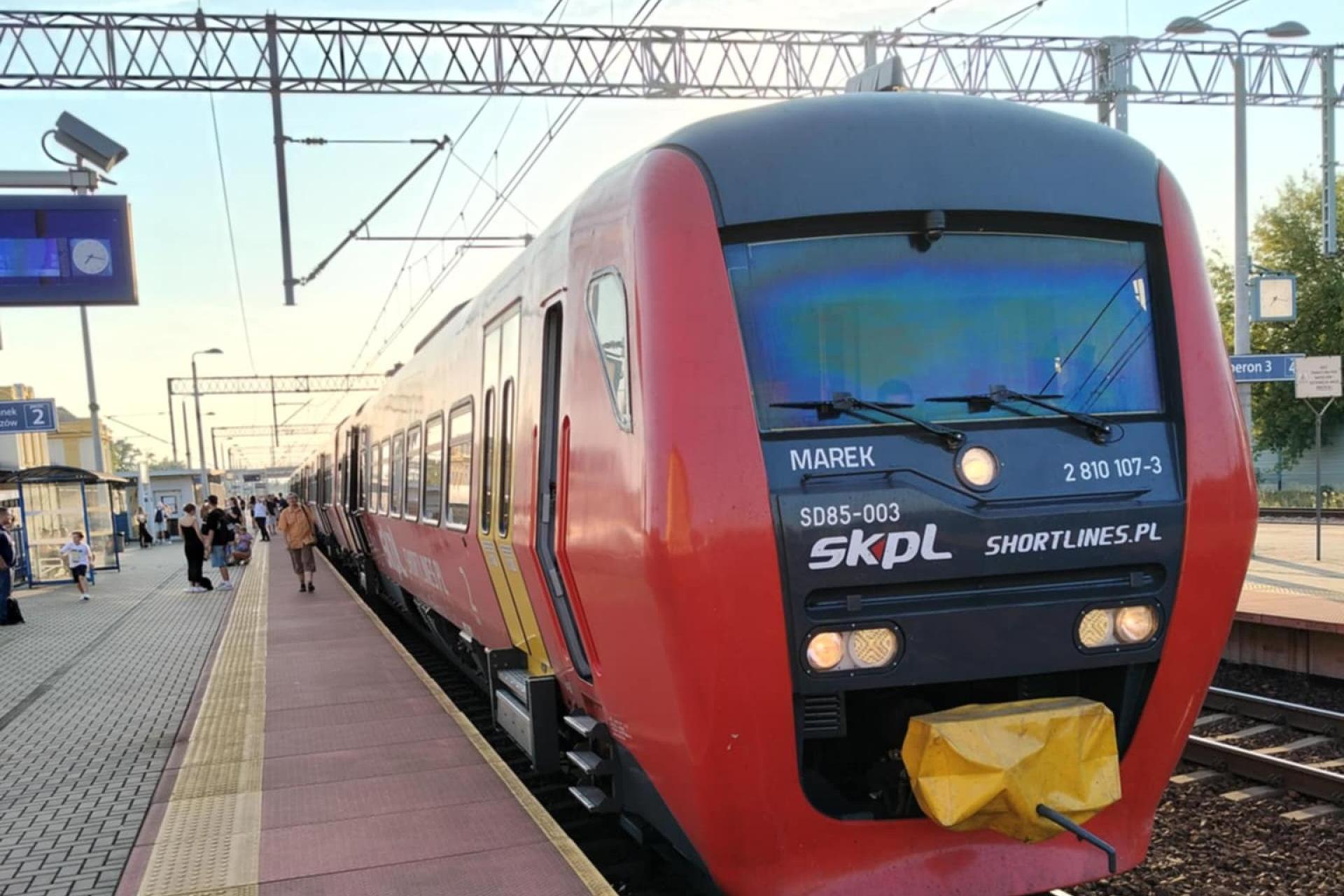 Awaria sieci trakcyjnej na odcinku Kłaj - Bochnia