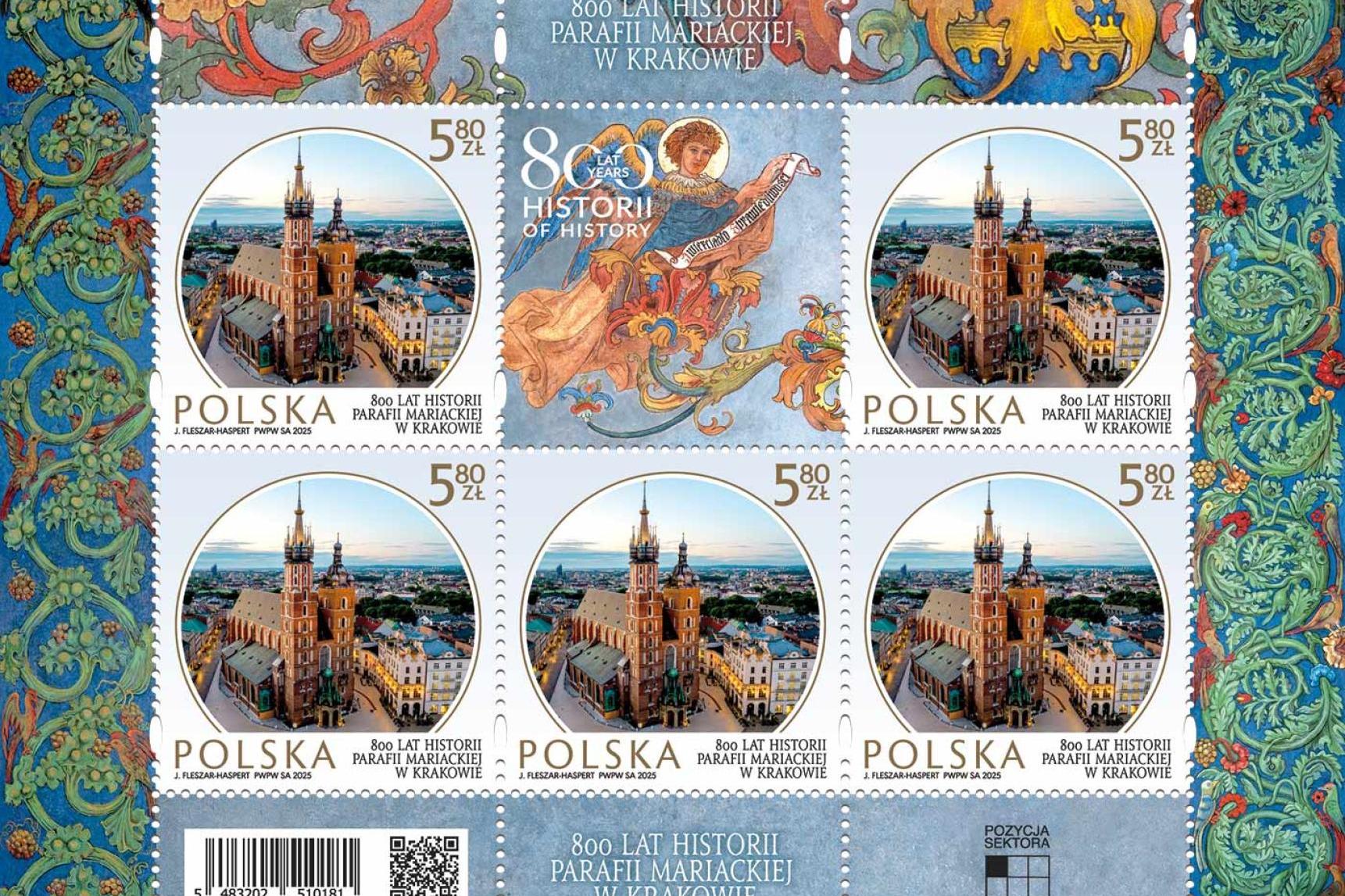 Symbol Krakowa znalazł się na znaczku pocztowym