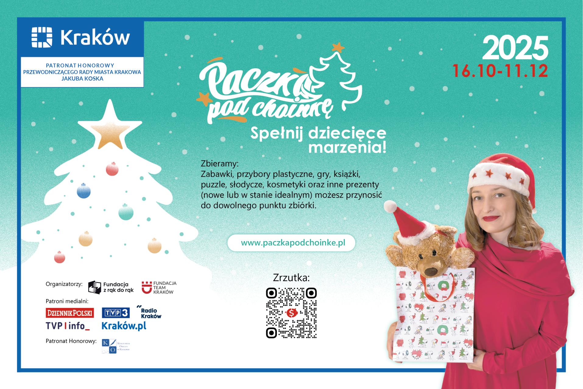 V edycja akcji charytatywnej ?Paczka pod choinkę 2025? 16.10 - 11.12.2025
