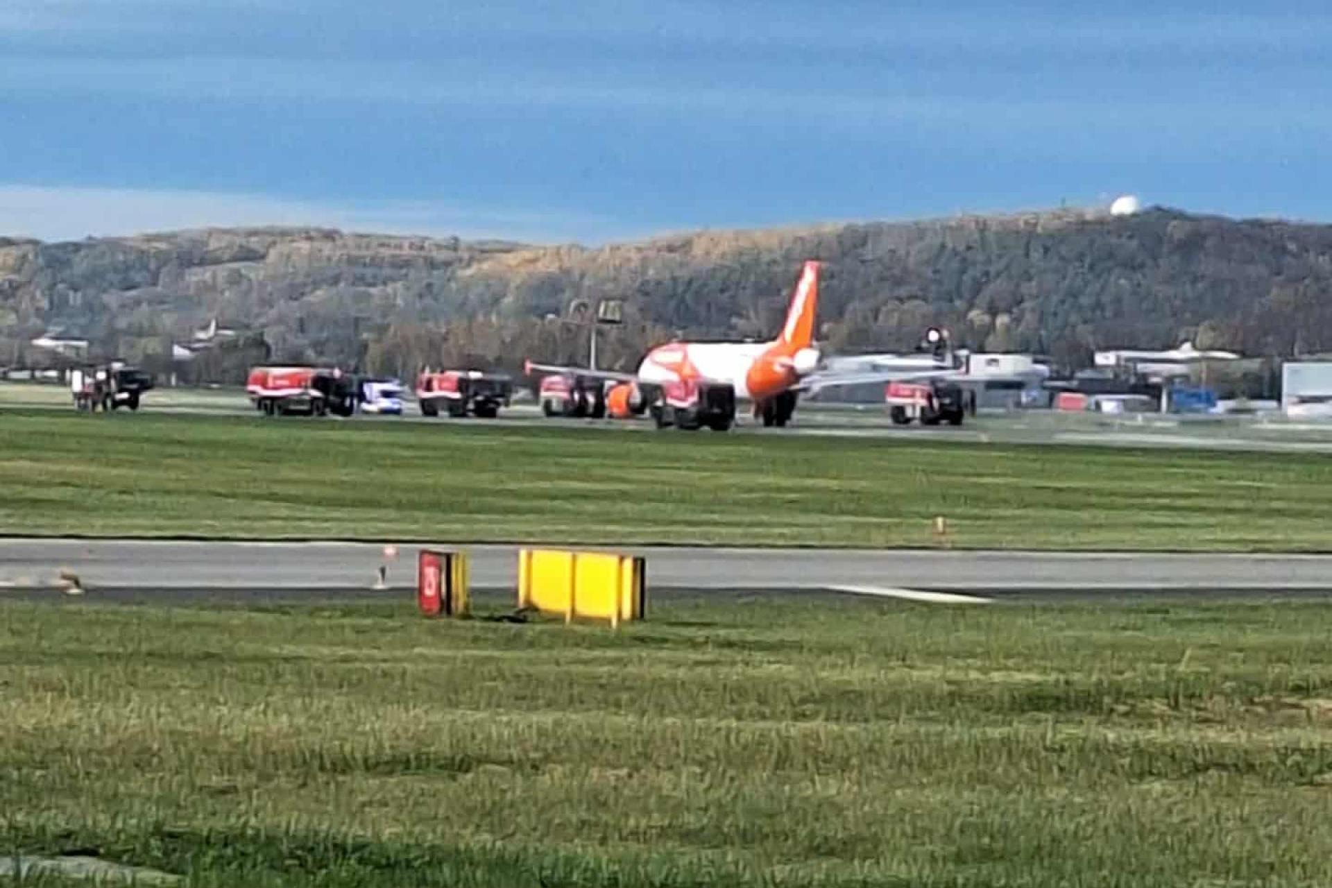 Incydent na lotnisku w Balicach. W samolocie włączyły się czujki przeciwpożarowe