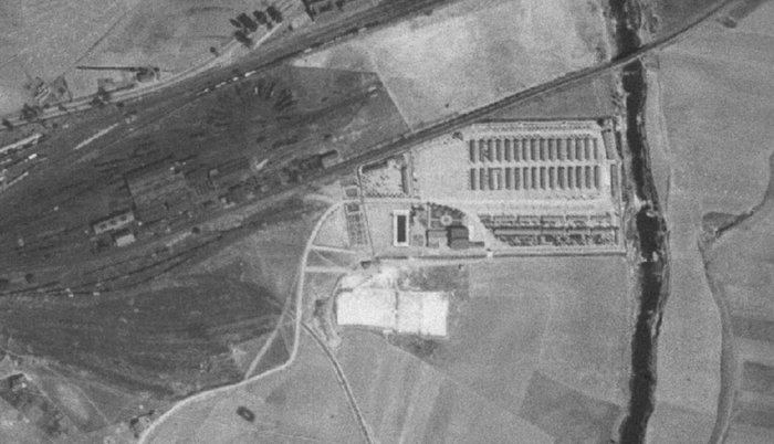 Miranda de Ebro, teren obozu w 1945 r.  (fot. domena publiczna) 