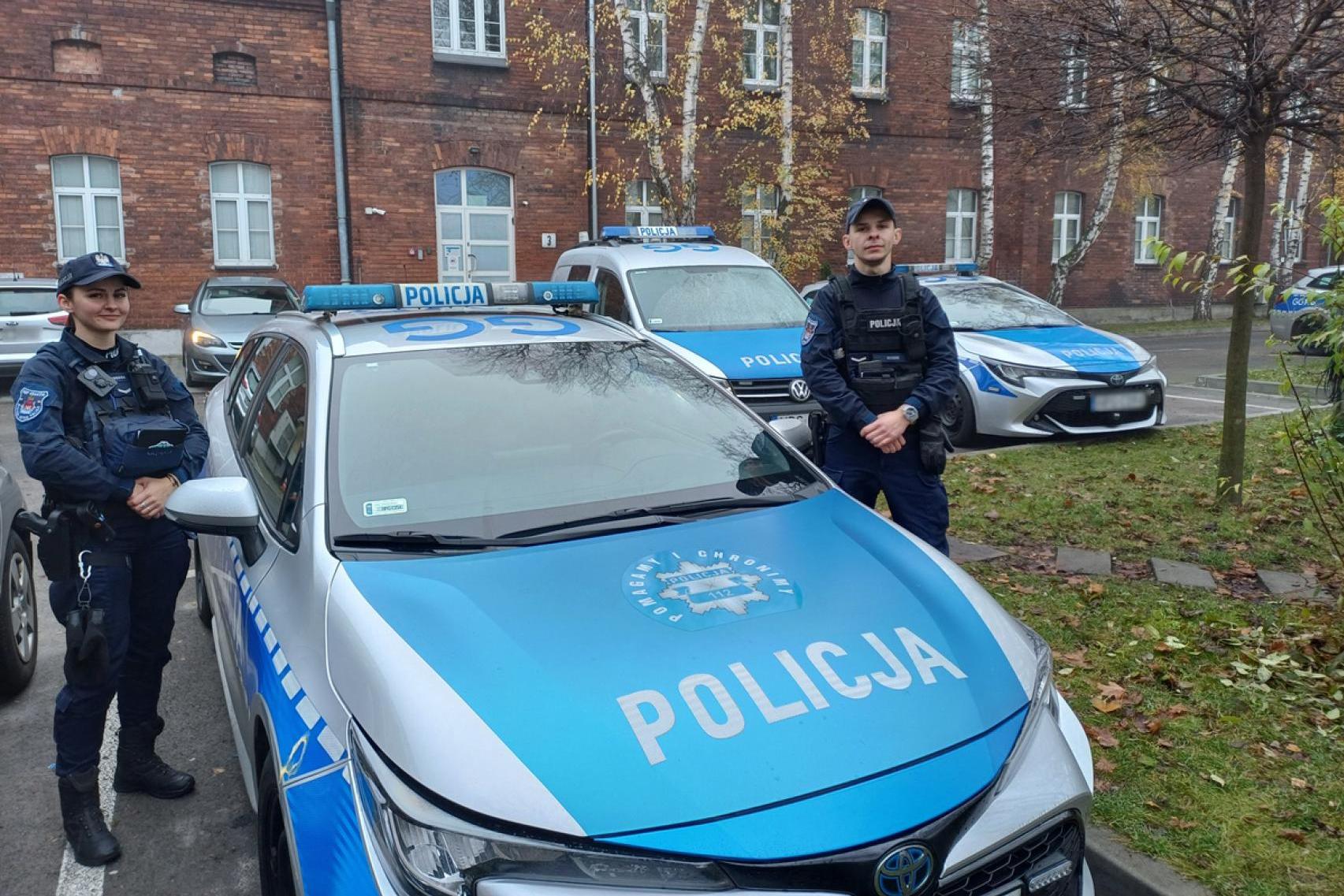 Bohaterska akcja policjantów podczas pożaru jednego z bloków