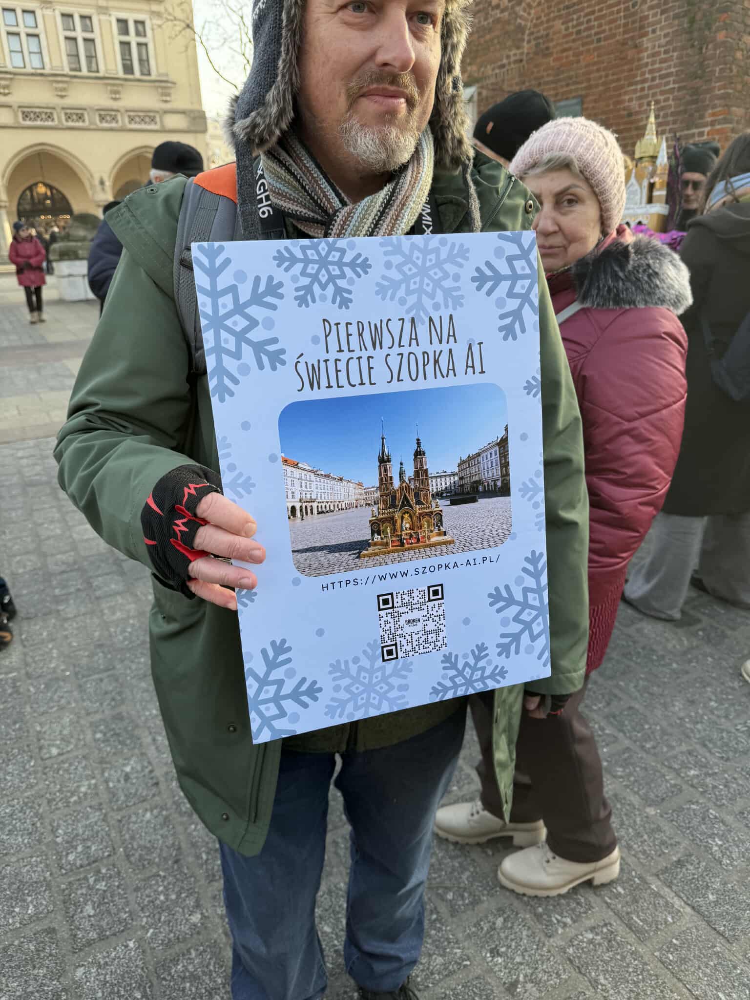 Mac Mc Clements - autor niecodziennej szopki wygenerowanej przez AI