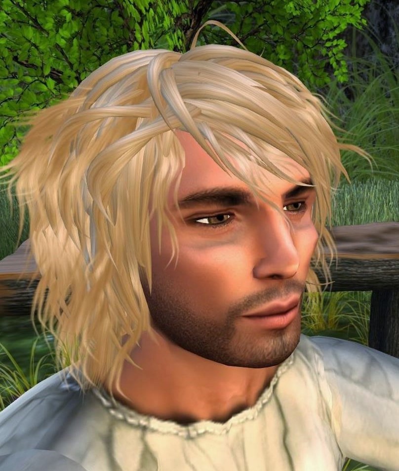 Awatar prezentujący prof. dra hab. Michała Ostrowickiego, który przyjął w 2007 roku w wirtualnym świecie Second Life, zakładając tam Academia Electronica