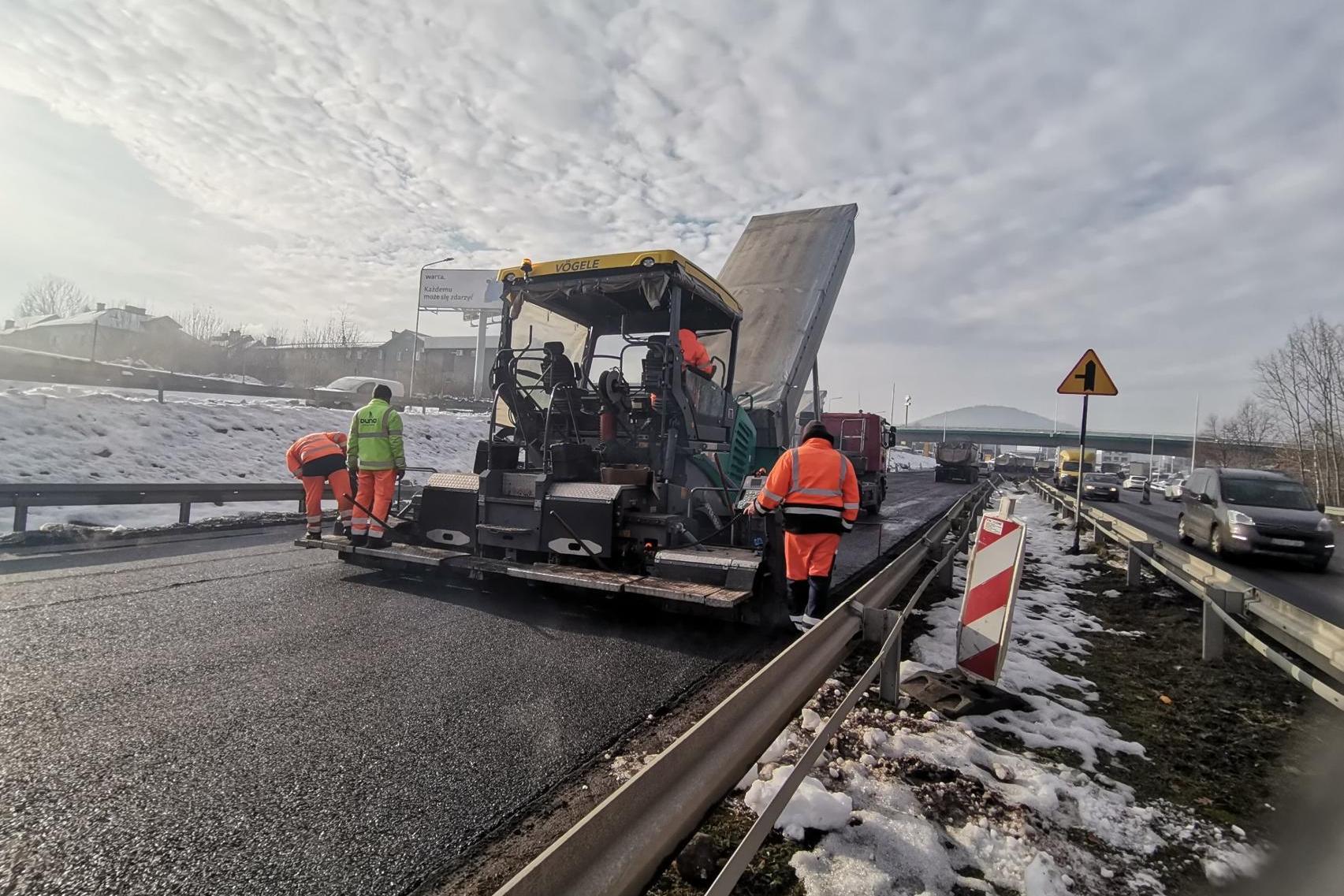 Budowa węzła w Myślenicach. Od poniedziałku kolejne utrudnienia