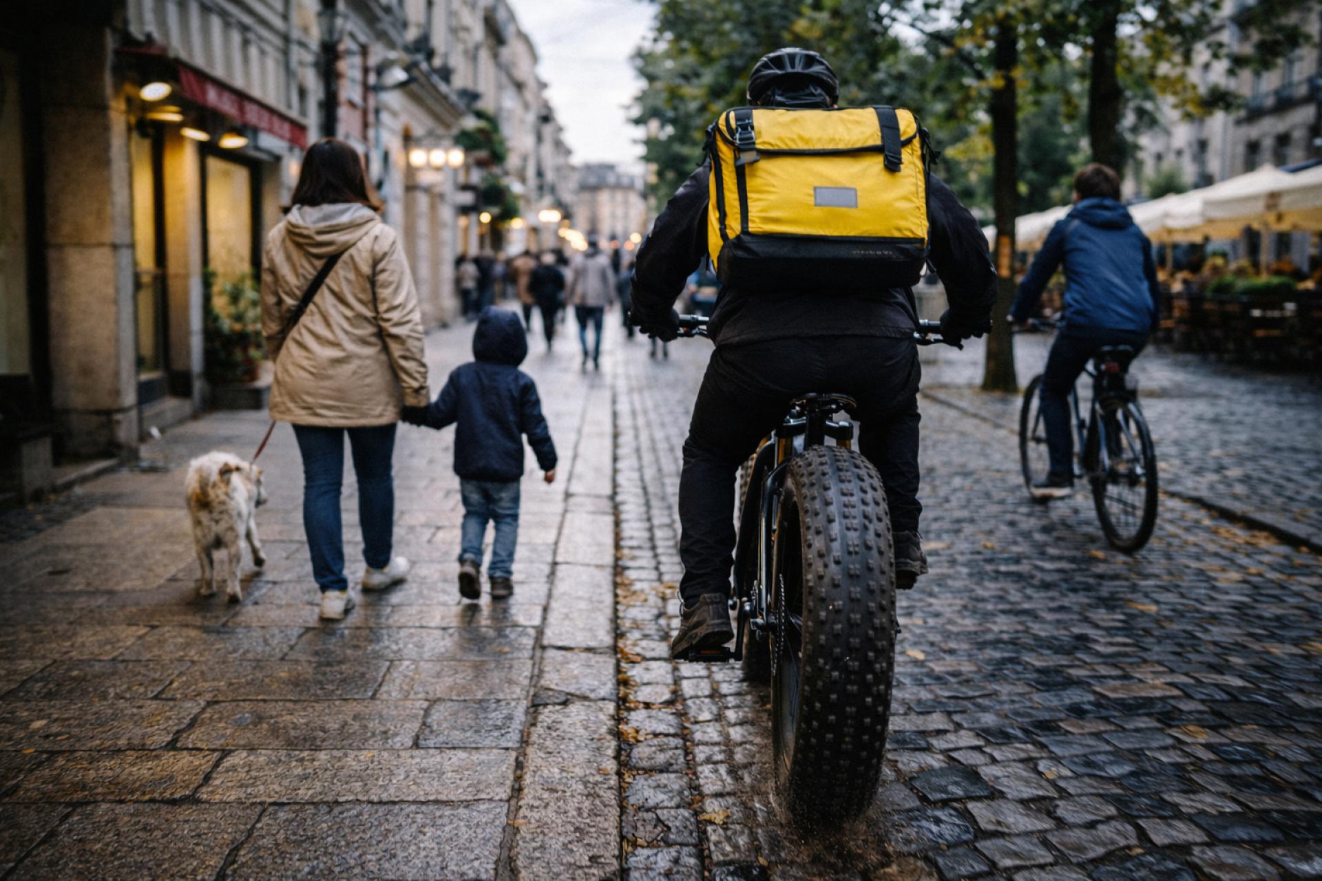 Elektryczne ?rowery? pędzą po Plantach. Były policjant: "część z nich to już motorowery!"