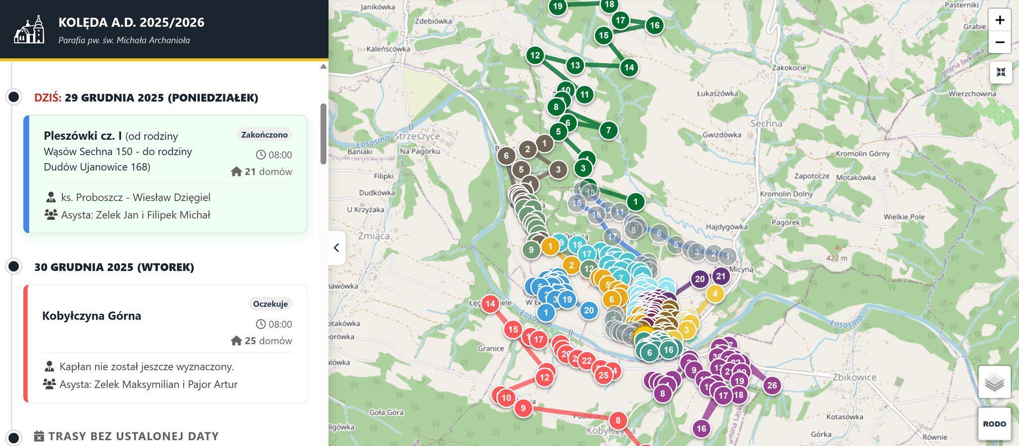 fot. archiwum KSM, oddział w parafii Ujanowice