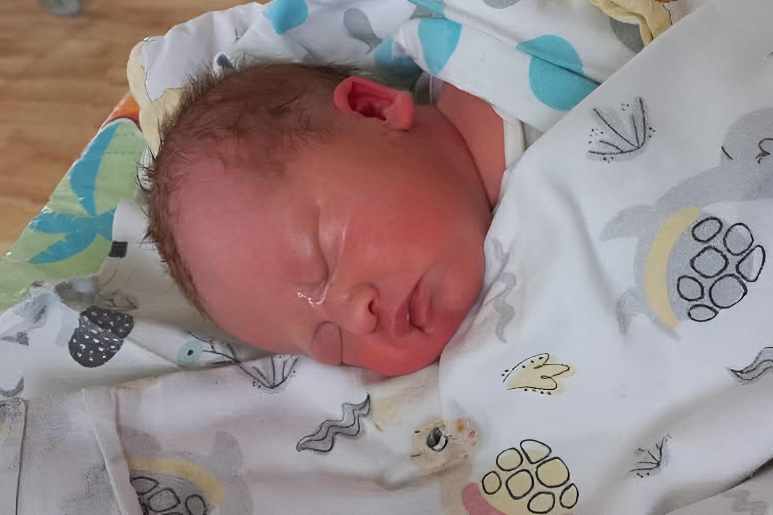 Ignaś, który przyszedł na świat w Centrum Zdrowia Tuchów, fot. materiały prasowe