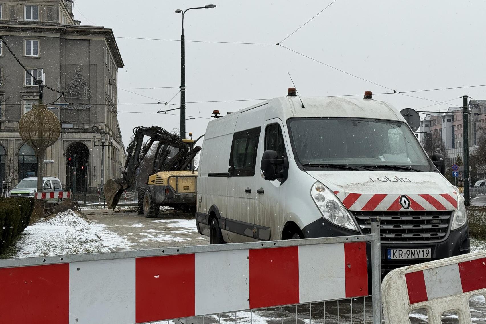 Kraków: kiedy tramwaje wrócą na Plac Centralny?