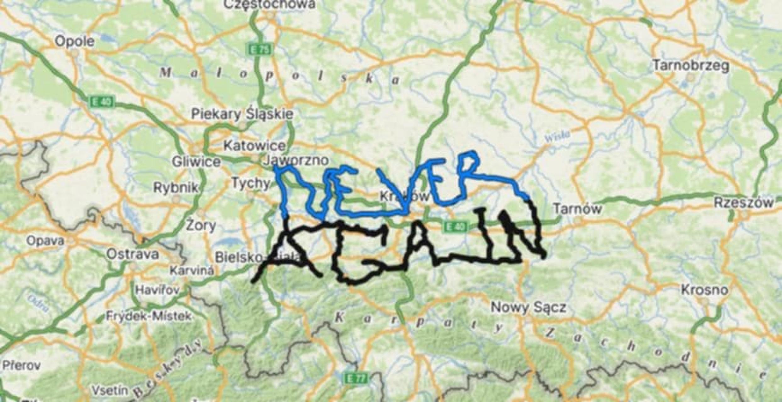 1000 kilometrów, jedno przesłanie: ?Nigdy więcej?. Czeski rowerzysta jedzie przez Polskę