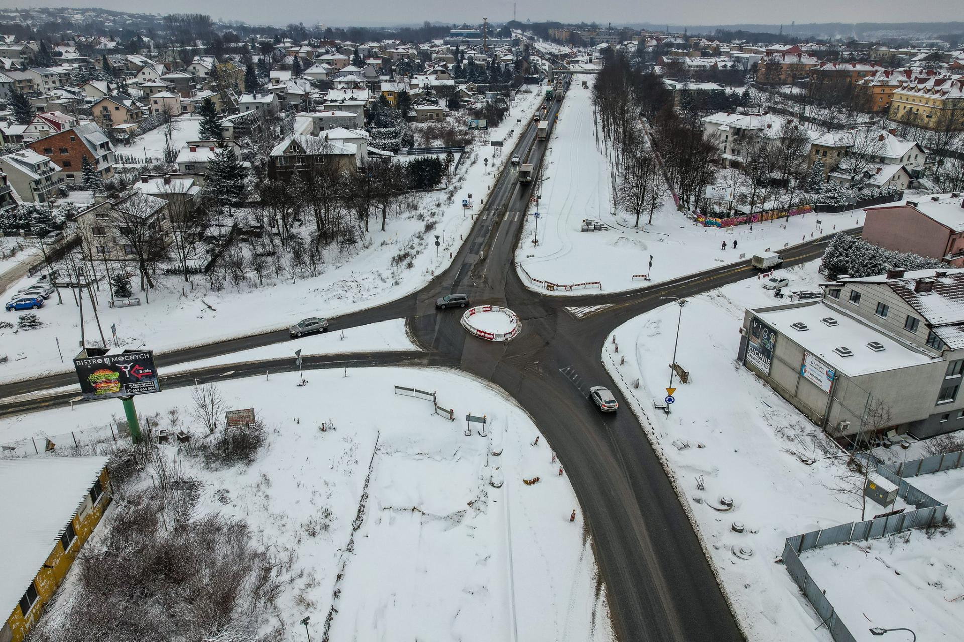 Zmiana organizacji ruchu na DK94 w Olkuszu. Kierowcy pojadą nowym odcinkiem drogi