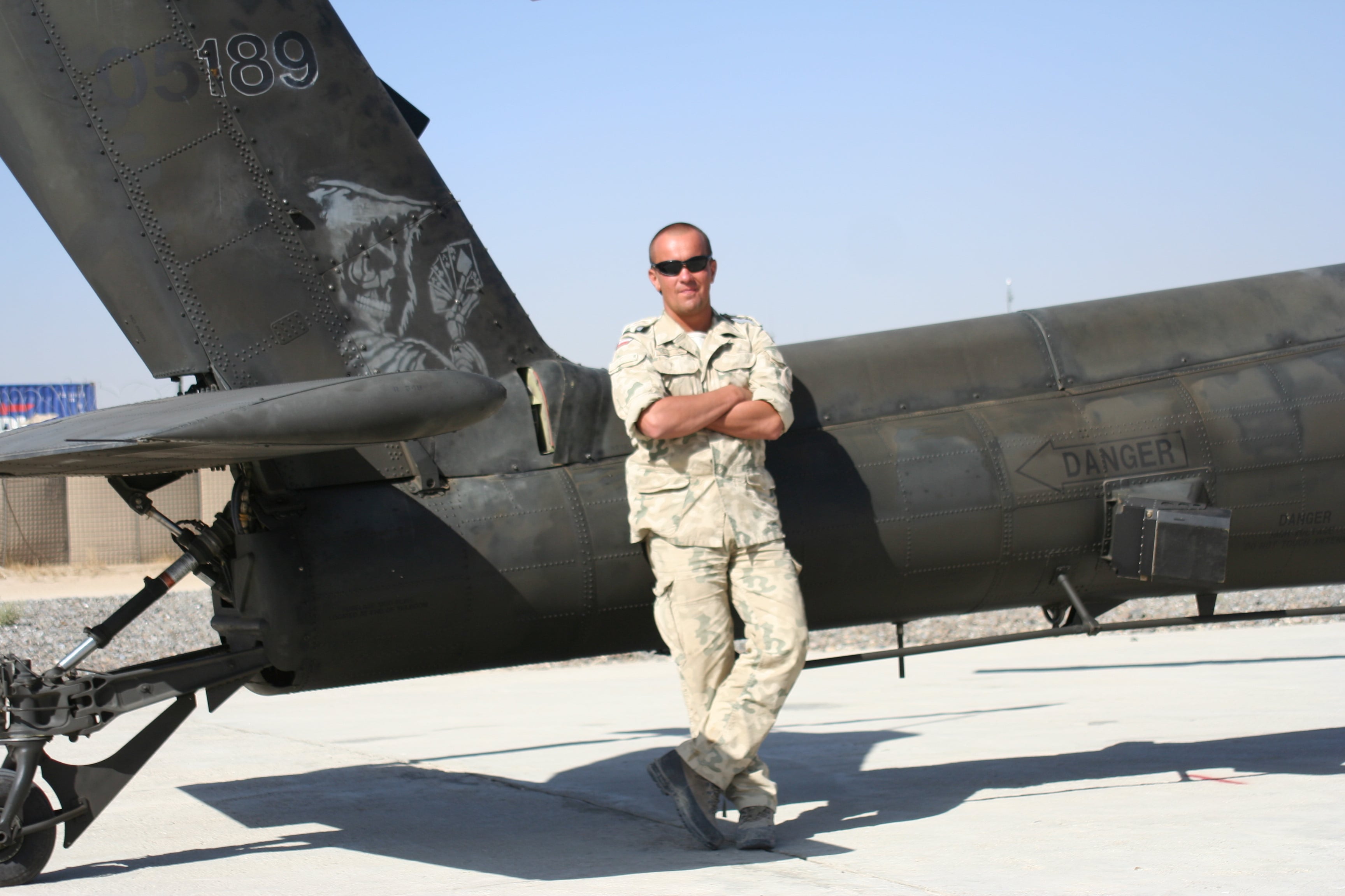 Karol Cierpica - bohater reportażu Ewy Szkurłat - uratowany przez amerykańskiego żołnierza