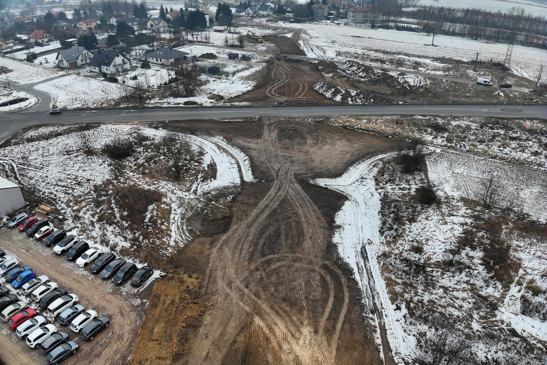 Zamknięcie przejazdu w Zatorze. Nowy etap prac przy budowie obwodnicy