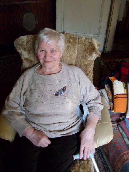 Teresa Dietrich 6.04. 2009 r. (fot. Muzeum Historii Żydów Polskich POLIN)