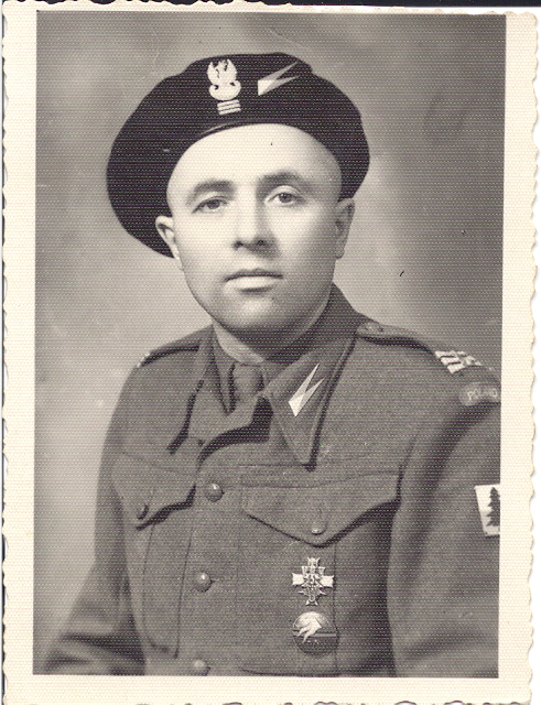 Jan Cwynar we Włoszech w 1945 roku