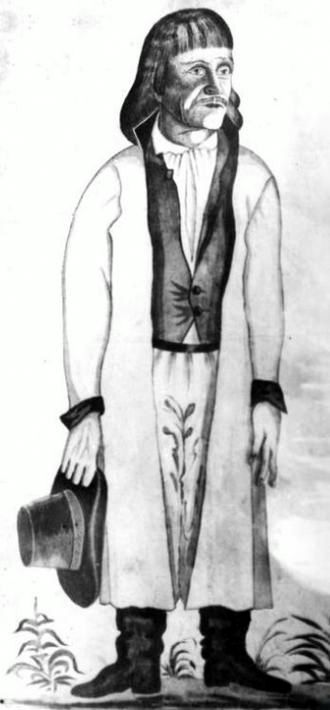 Jakub Szela, akwarelowy portret z lat 1846–1848 (fot. Wikipedia)  