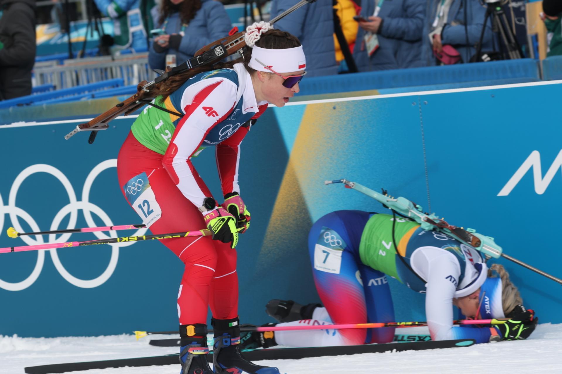Igrzyska 2026/biathlon - Polki szóste w sztafecie, wygrana Francuzek