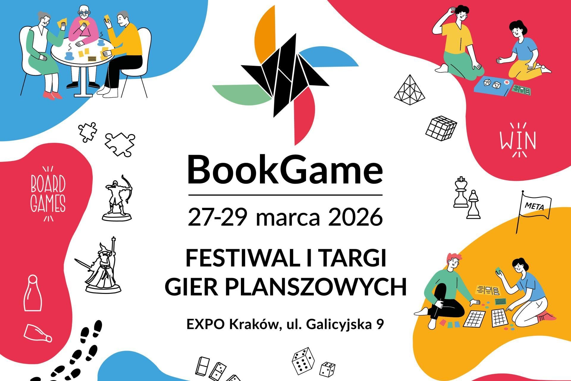 Zainwestuj w relacje ? zagraj w planszówki. Zbliża się 4. Festiwal i Targi Gier Planszowych BookGame