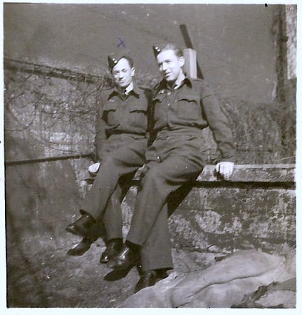 J.Witek z przyjacielem  (fot. archiwum LUCJANA LUBASA) 