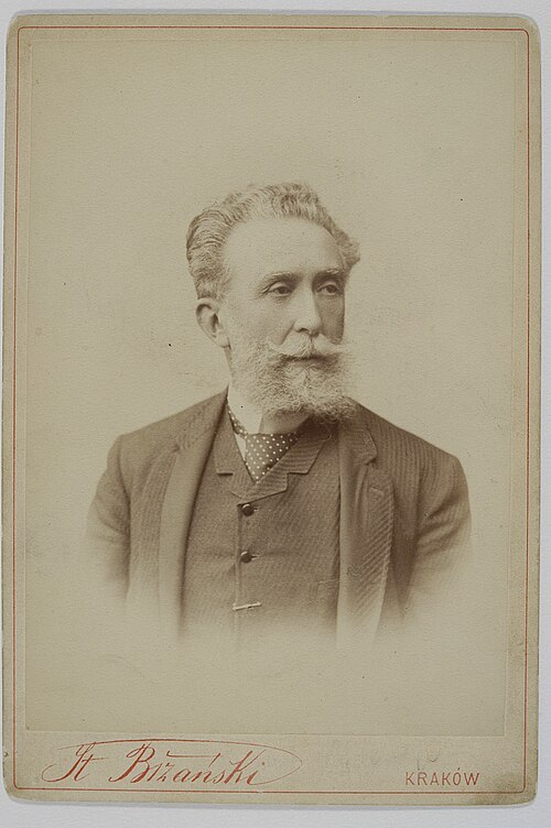 Hrabia Stanisław Kostka Tarnowski (przed 1890)  fot. Stanisław Bizański/Wikipedia