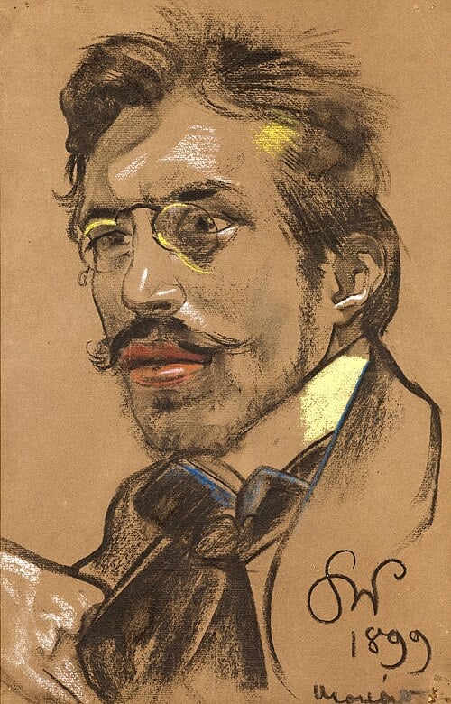 Portret Jerzego Żuławskiego, autorstwa Stanisława Wyspiańskiego (fot. Wikipedia)