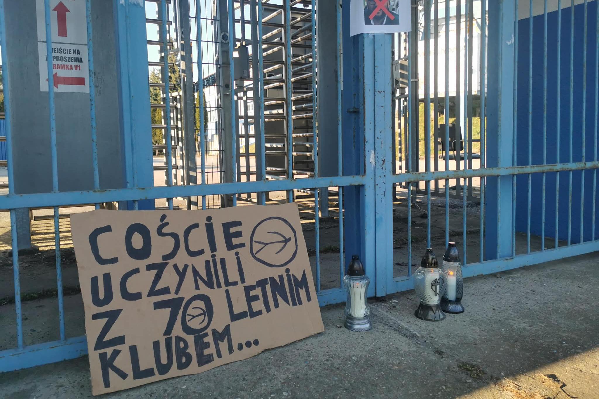 Pikieta fanów Unii Tarnów