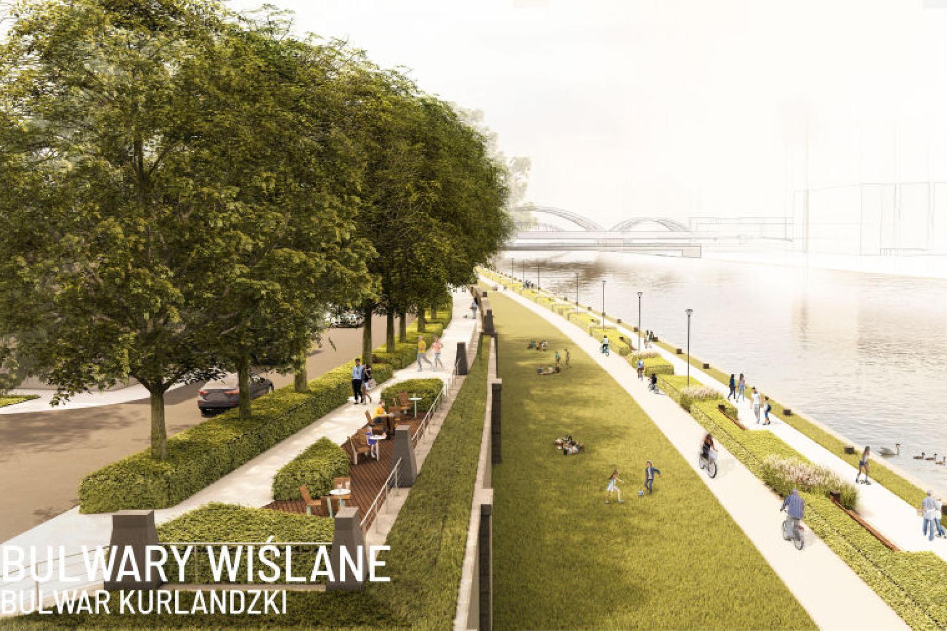 Kraków modernizuje bulwary. Więcej ławek i lepszy dostęp do Wisły