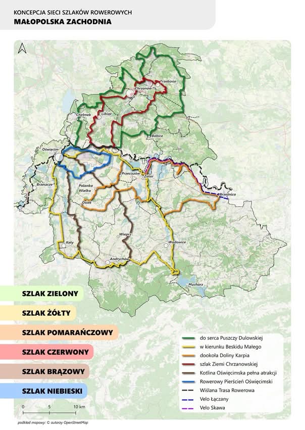 Trasy rowerowe w Małopolsce Zachodniej