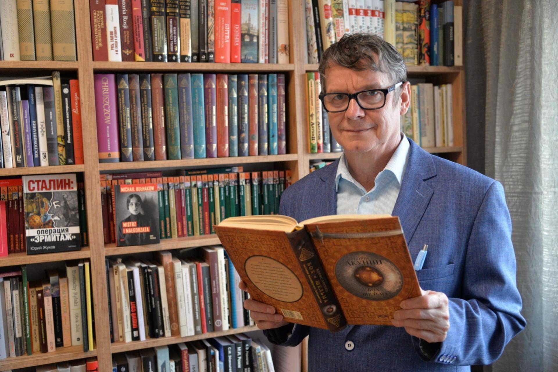 Prof. Grzegorz Przebinda filolog, rusycysta i historyk idei, profesor Uniwersytetu Jagiellońskiego. Zdjęcie z jego archiwum prywatnego