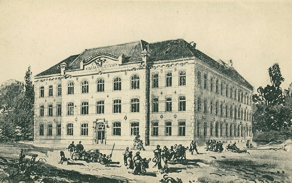 Pocztówka Gimnazjum w Dębicy (fot. Wikipedia)